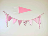 Dark Pink Flags