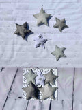 Grey Stars Wall Features