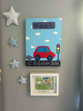 Baby Blue Stars Wall Features