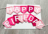 Forever Birthday Banners - Dark Pinks