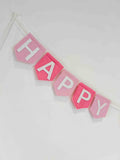 Forever Birthday Banners - Light Pinks