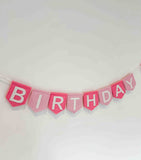 Forever Birthday Banners - Light Pinks
