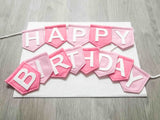 Forever Birthday Banners - Light Pinks