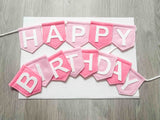 Forever Birthday Banners - Light Pinks