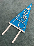 Dark Blue Flags