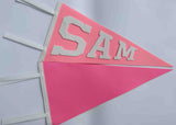 Dark Pink Flags