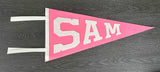 Dark Pink Flags