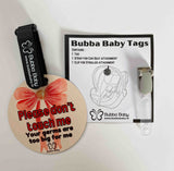 Bubba Baby Tag - Bow