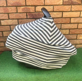 Shiny Darker Grey Stripes