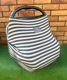 Shiny Darker Grey Stripes