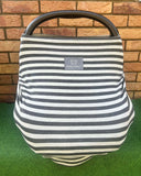 Shiny Darker Grey Stripes