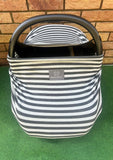 Shiny Darker Grey Stripes