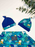Jungle/Deep Blue Hat